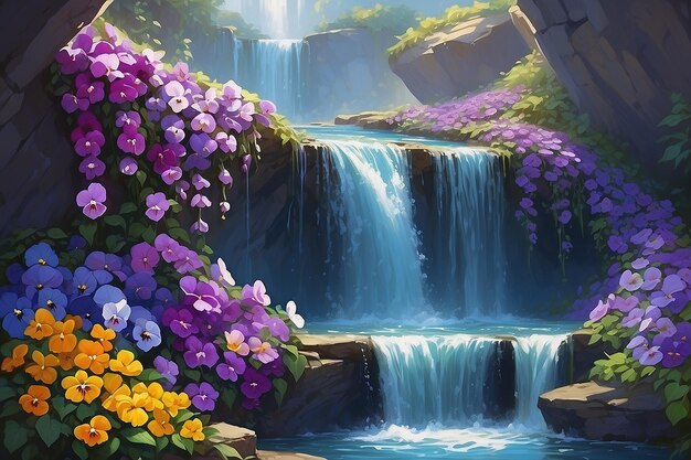 La cascade de Pansy