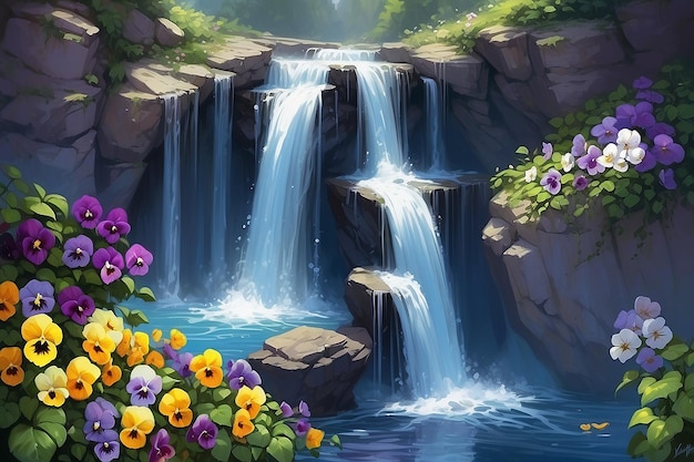 La cascade de Pansy