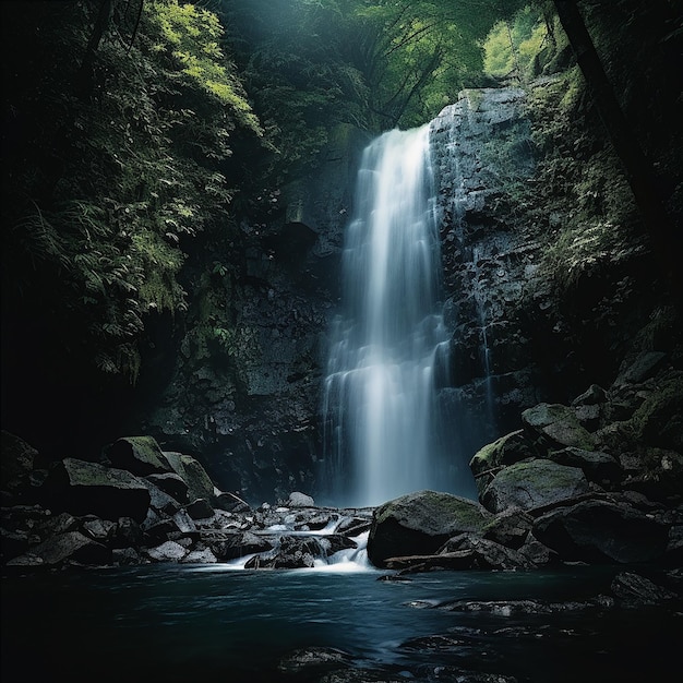 Cascade_photographie_portrait_détaillé_riche_couleurs_réel