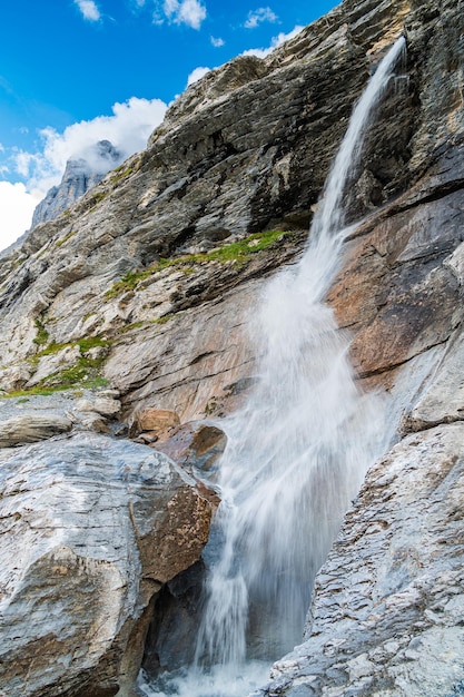 Cascade sur le sentier de l'Eiger