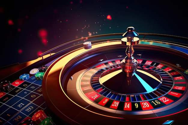 Photo casino en ligne jouer roulette ai génératif