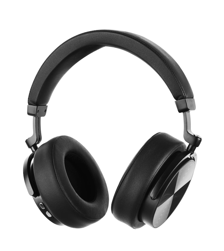 Photo casque sur blanc