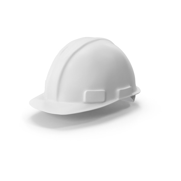 Casque de construction blanc