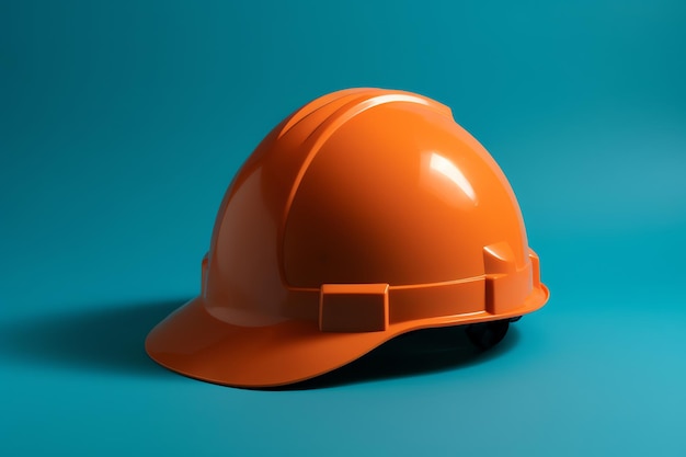 Un casque orange avec le numéro 2 dessus