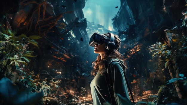 Casque de réalité virtuelle et expérience immersive