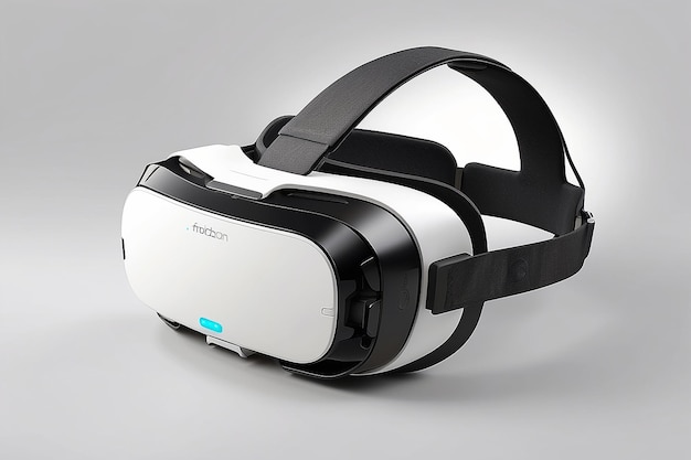 Un casque de réalité virtuelle isolé sur fond blanc