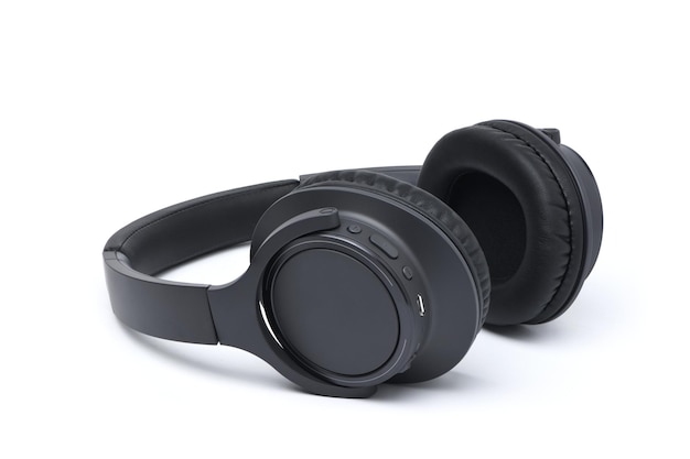 Casque supra-auriculaire sans fil (taille normale) isolé sur fond blanc.