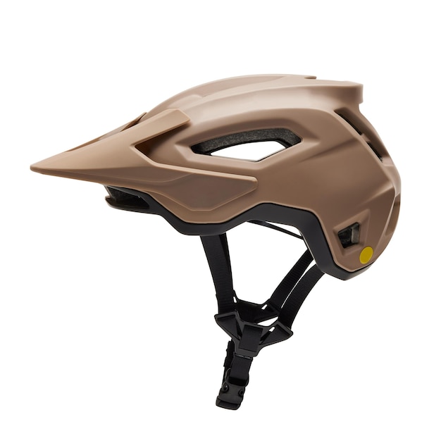 Casque de vélo isolé sur fond blanc