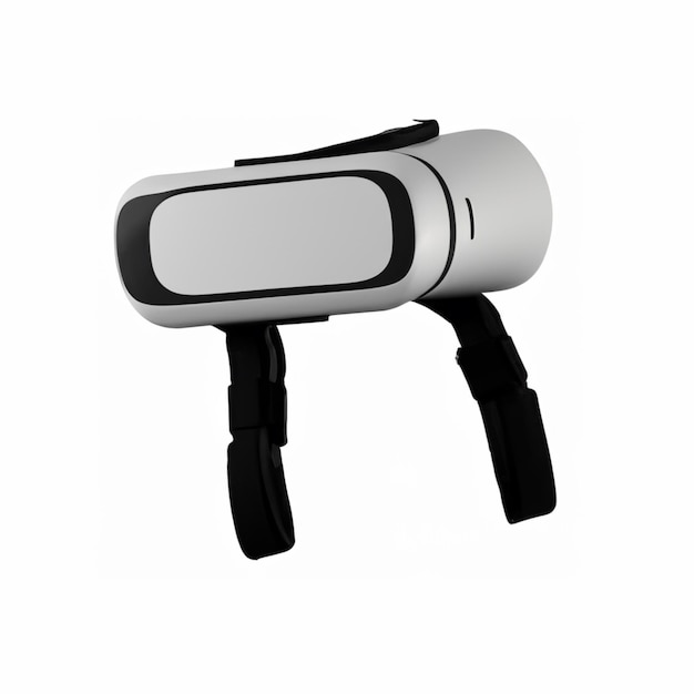 Photo casque vr sur fond blanc