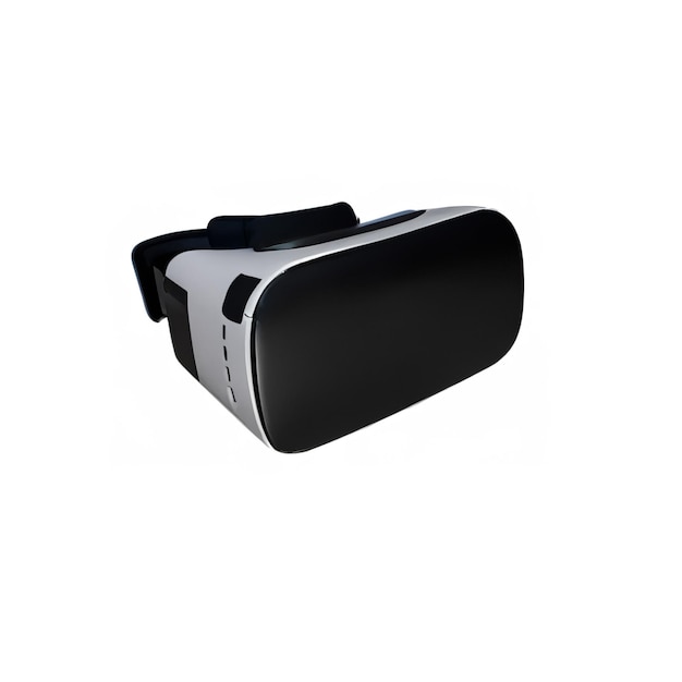 Photo casque vr sur fond blanc