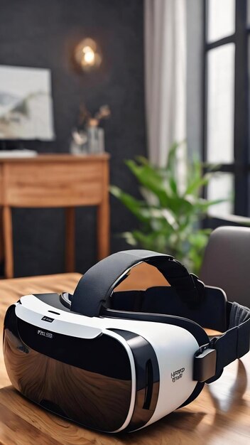 Un casque VR sur la table