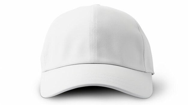 Une casquette de baseball sur fond blanc