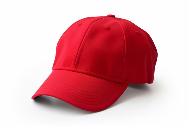 Une casquette de baseball rouge vibrante, une déclaration de style parfaite pour les amateurs de sport.