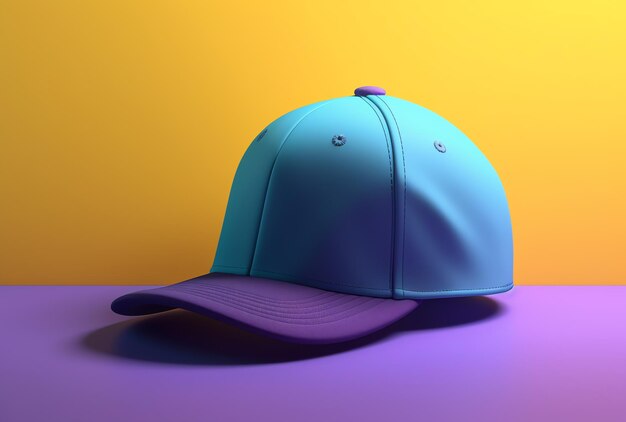 Une casquette bleue avec le mot club dessus