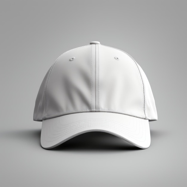 Casquette Flexfit isolée sur fond blanc IA générative