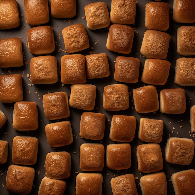 Une casserole de mini guimauves avec le mot " sweet " dessus