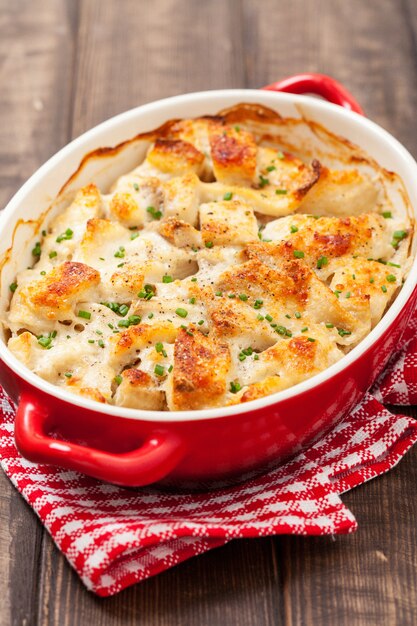 Casserole de poisson blanc