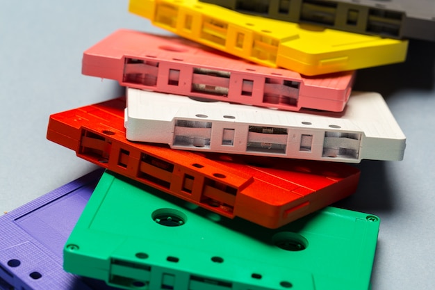 Cassettes rétro lumineuses