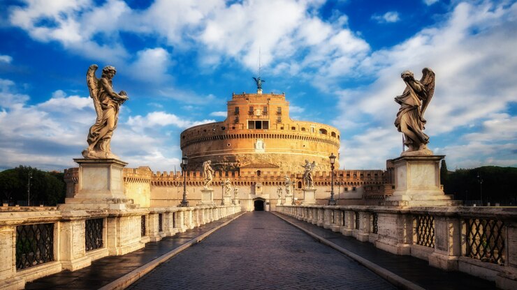 Photo castel sant angelo à rome, italie