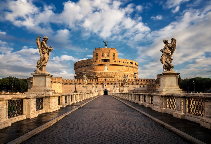 Photo castel sant angelo à rome, italie