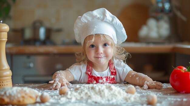 Catastrophes culinaires pour enfants Partagez les tentatives adorables mais souvent désordonnées et incorrectes des enfants qui apprennent à cuisiner en mettant l'accent sur les aspects amusants et éducatifs de ces expériences