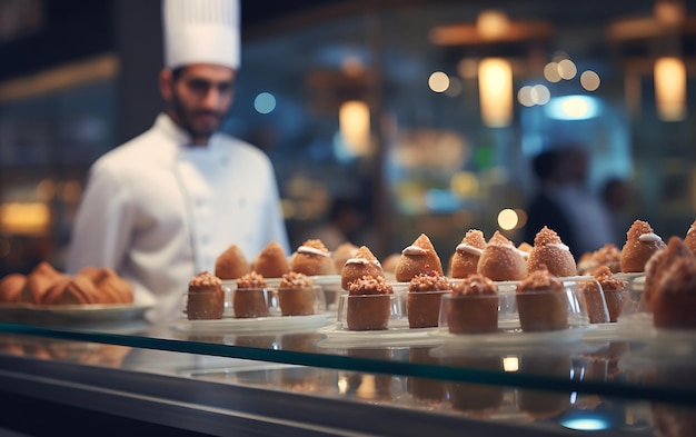 Catering de groupe, buffet, nourriture à l'intérieur d'un restaurant