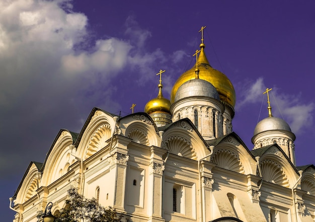 La cathédrale de l'archange Michel Archange cathédrale sur la place de la cathédrale du Kreml de Moscou