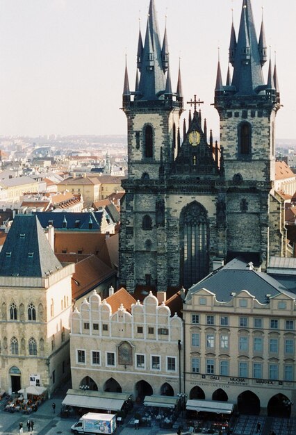 Photo cathédrale et bâtiments de la ville