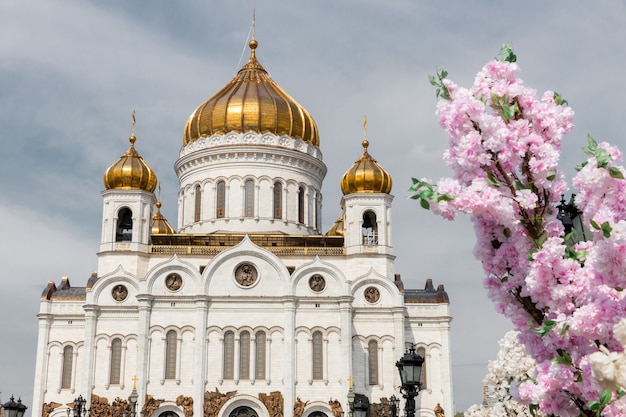 Cathédrale du Christ Sauveur à Moscou en Russie