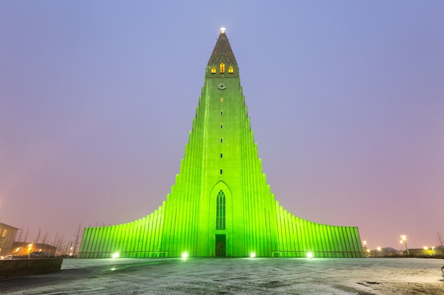 Cathédrale Hallgrimskirkja Reykjavik Islande