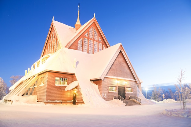 Photo cathédrale de kiruna en suède