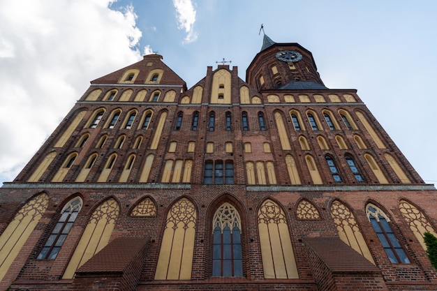 Cathédrale de Konigsberg. Monument de style gothique en brique à Kaliningrad, en Russie.