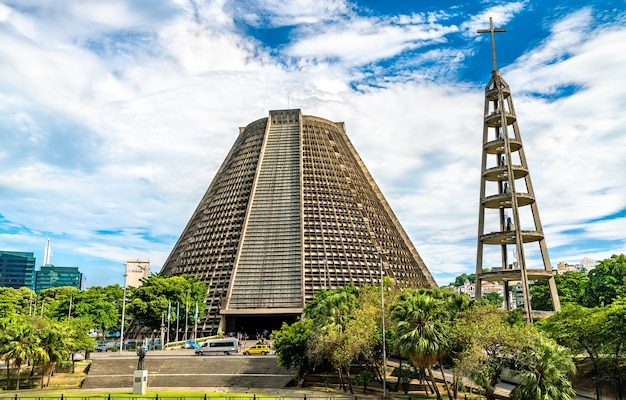 La cathédrale métropolitaine de Saint Sébastien à Rio de Janeiro