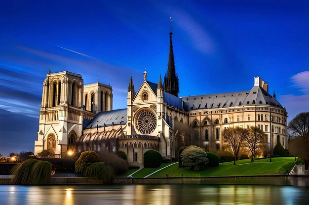 La cathédrale Notre-Dame est un point de repère à Paris.