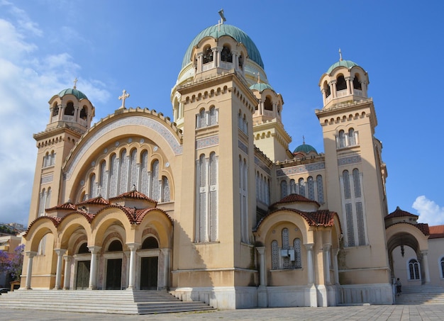 La cathédrale Saint-André dans la ville de Patras en Grèce