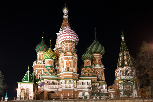 La cathédrale Saint-Basile sur la Place Rouge, Moscou, Russie