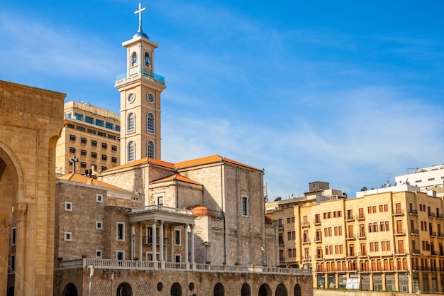 Cathédrale Saint Georges Maronite dans le centre de Beyrouth Liban