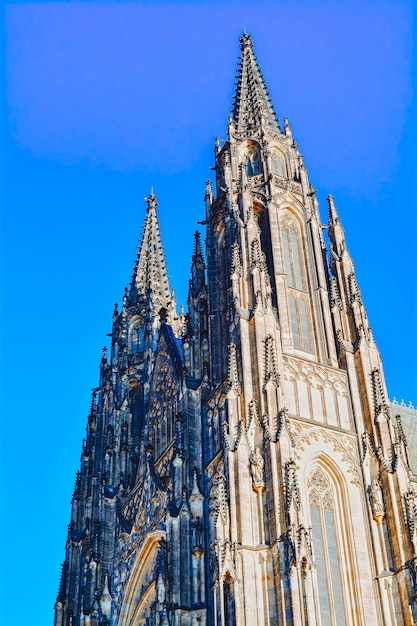 Photo cathédrale saint-guy du château de prague architecture gothique médiévale historique dans la vieille ville