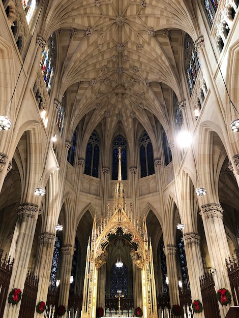 Photo la cathédrale saint patrick à new york