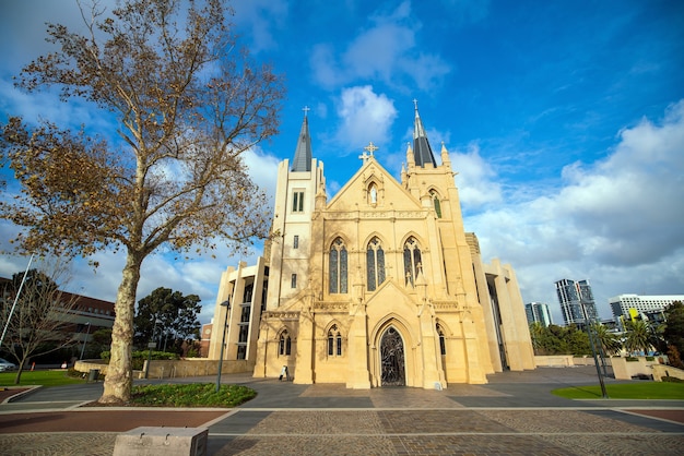 La cathédrale St Mary au centre-ville de Perth en Australie