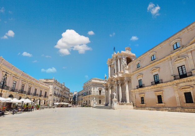 Cathédrale de Syracuse Sicile Italie