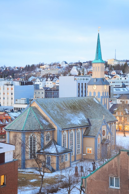 Cathédrale de Tromso en Norvège