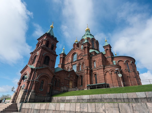 Cathédrale Uspenski à Helsinki en Finlande