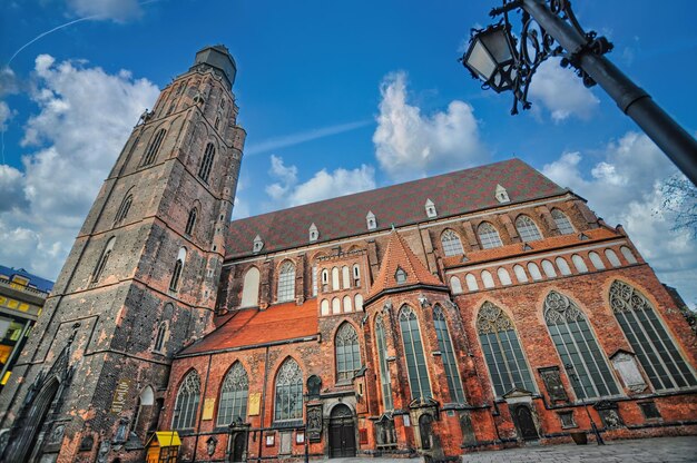 Cathédrale de la ville de Wroclaw en Pologne