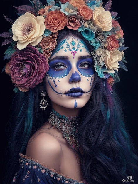 Catrina, une icône culturelle des célébrations d'Halloween et du Jour des Morts