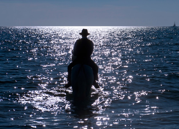 cavalier à la mer