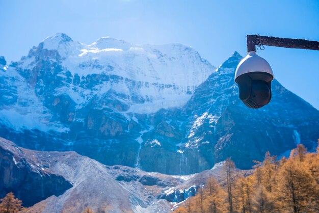 CCTV dans un lieu touristique naturel