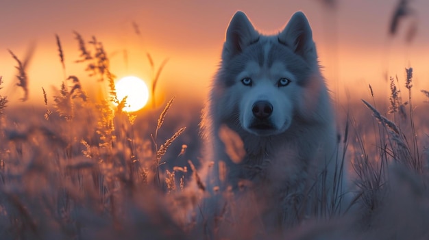 Photo ceci est une belle photo de chien de couleur blanche jeune chien d'animal de compagnie chien