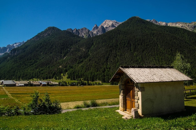 Ceillac queyras dans les hautes alpes en france