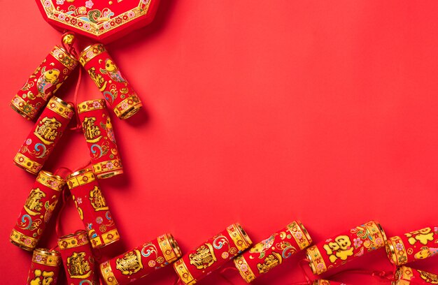 Célébration des décorations du festival du nouvel an chinois